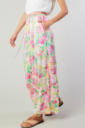 Floral Printed Wide Leg Pant