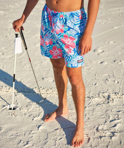 7 Inch Printed Chappy Swim Trunks