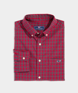 Vineyard Vines Tartan Stretch Poplin Shirt