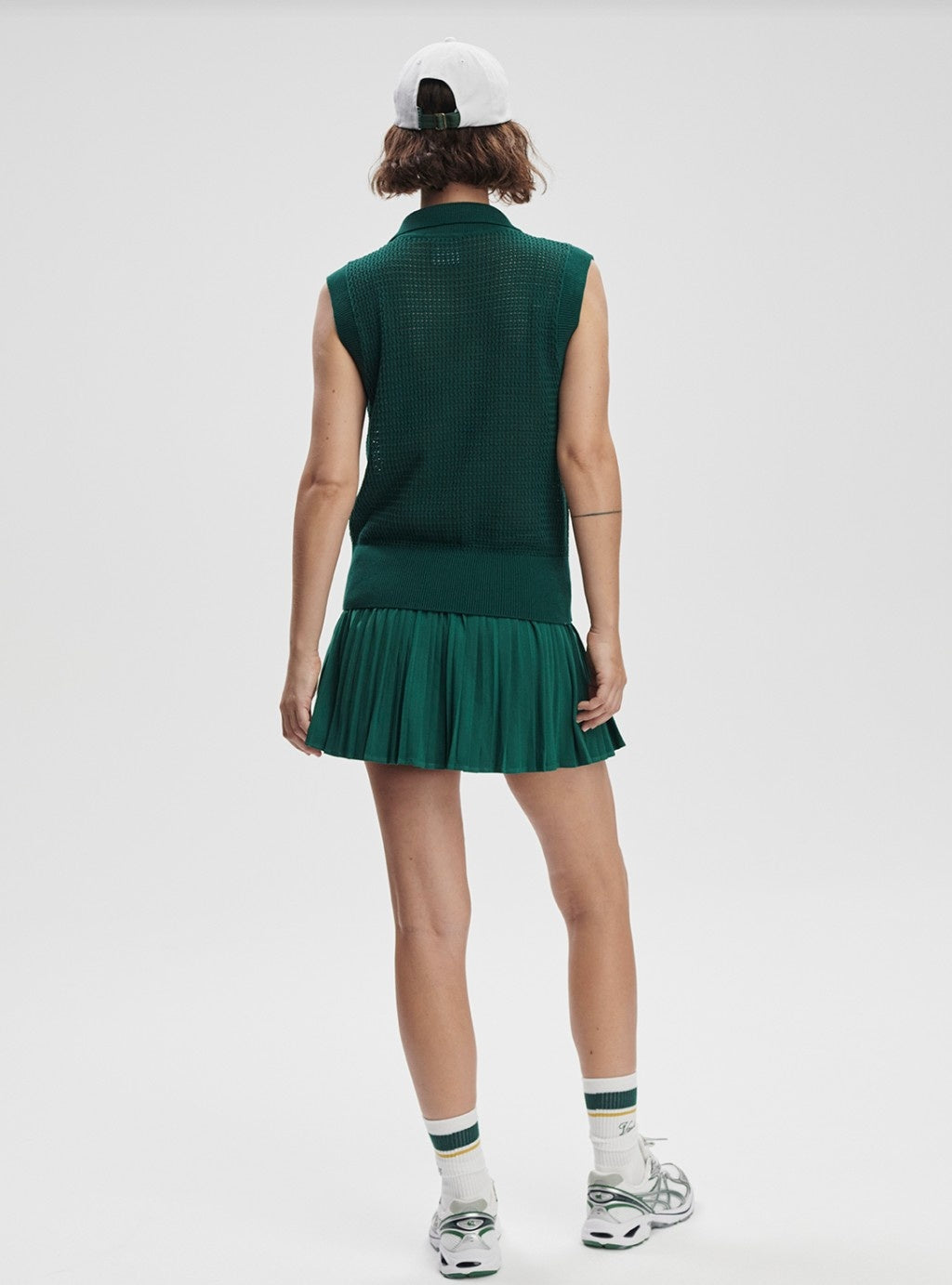 Allena Half Zip Vest - Forest