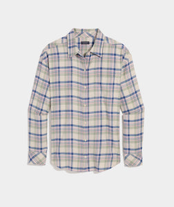 Birdie Flannel Button Down - Meg Plaid