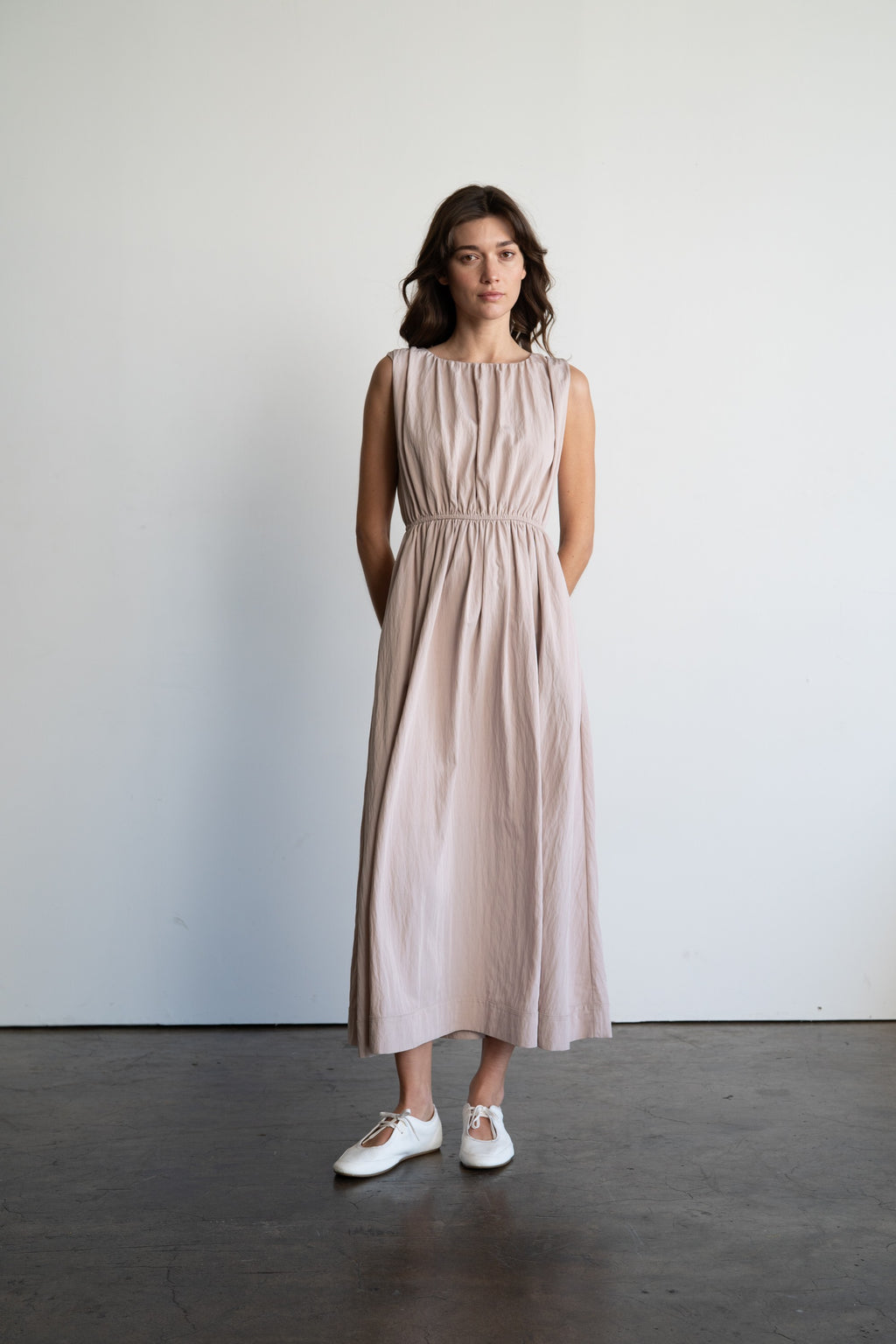 Muted Mauve Sleeveless Maxi