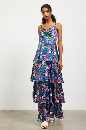 Aria Floral Tiered Maxi Dress