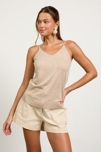 Taupe Knit Cami