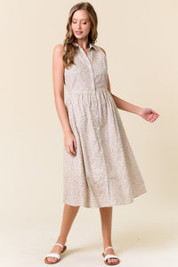 Ditsy Flower Midi Dress