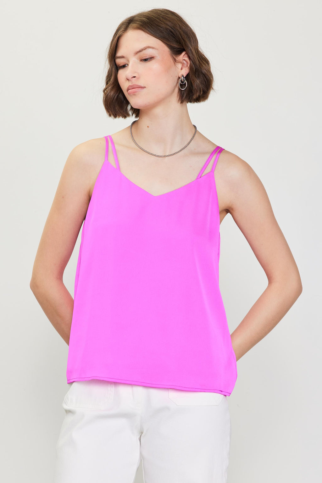 Flamingo Double Strap Tank