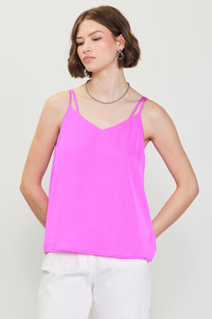 Flamingo Double Strap Tank