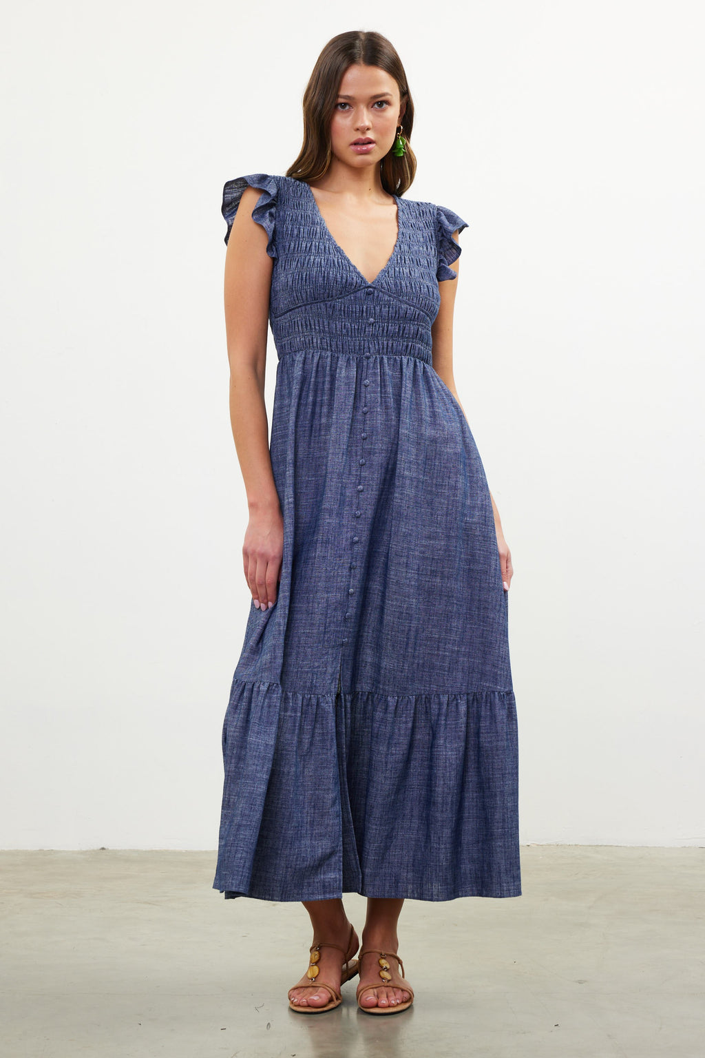 Denim Maxi Dress