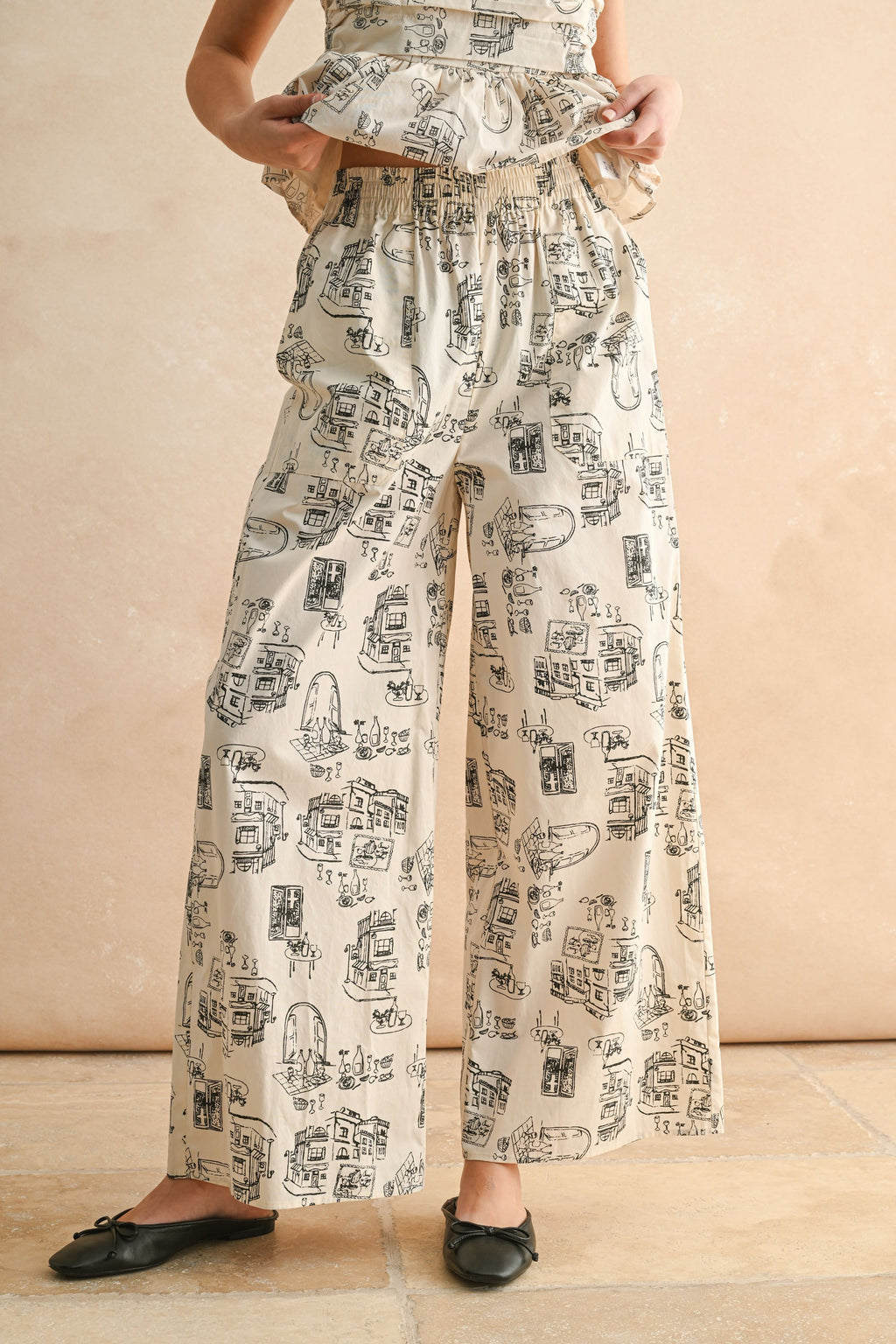 Town Print Pants