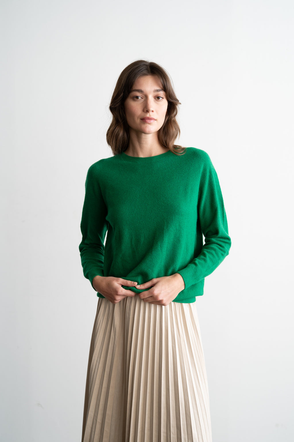 Green Crewneck Sweater