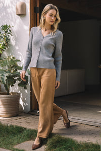 Vanessa Cardigan - Stone Grey
