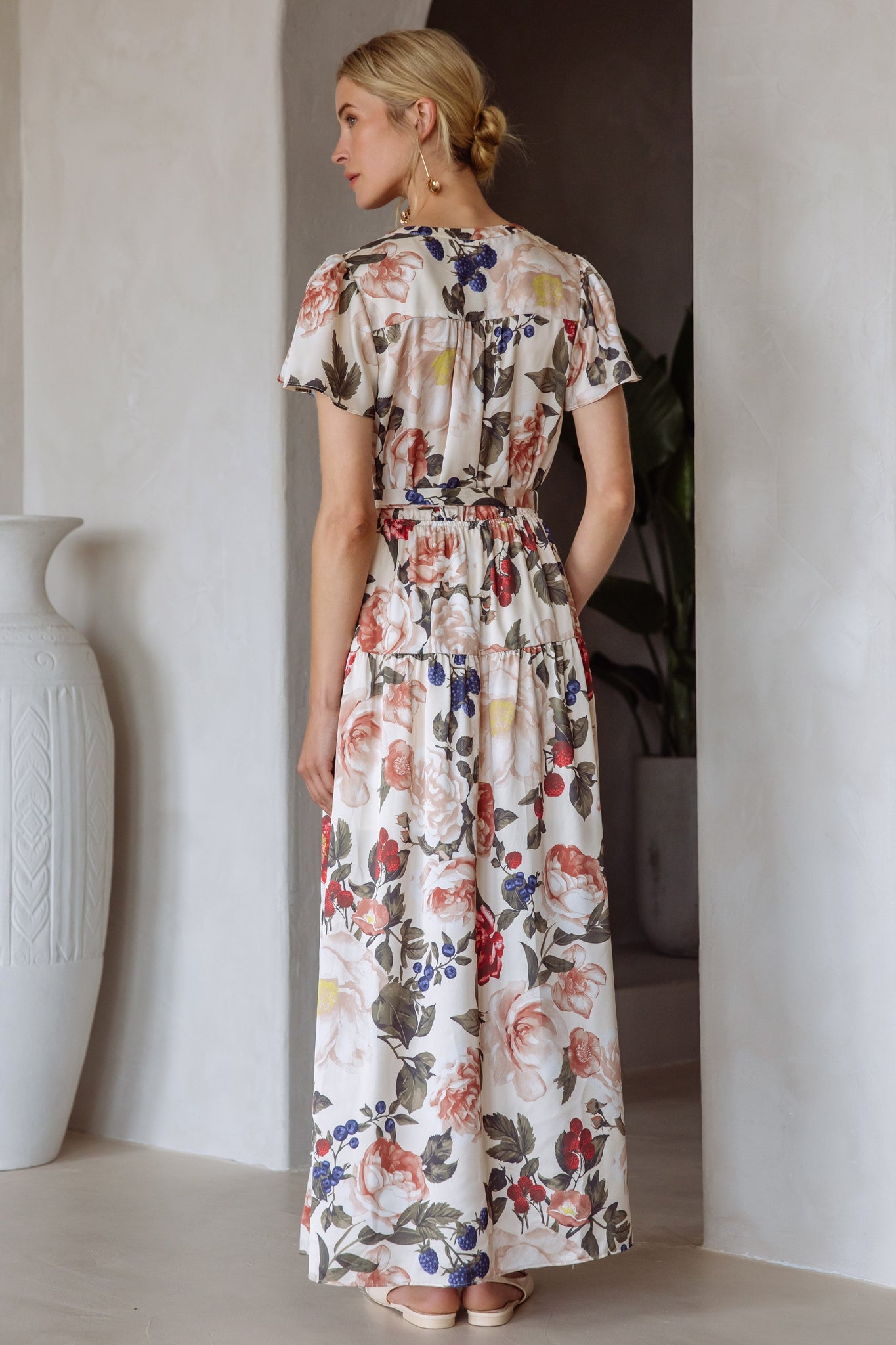 Macie Button Front Maxi
