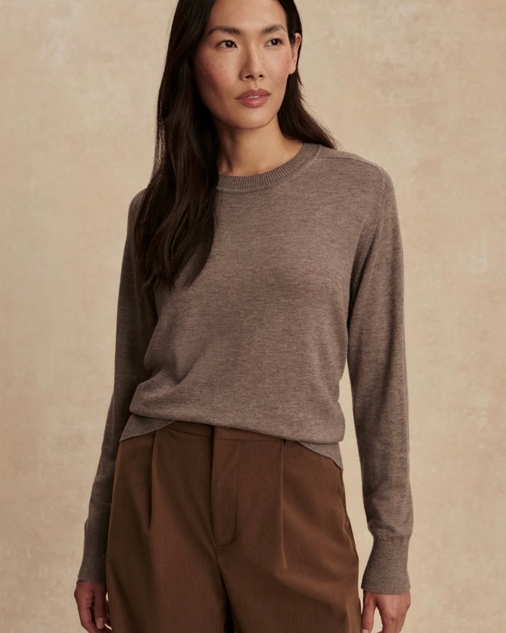 Fincham Knit Sweater- Cinder Marl