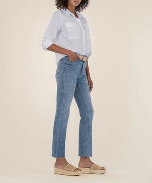Kelsey High Rise Fab Ab Ankle - Acceptance w/LT Wash