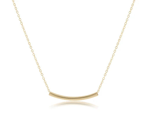 Bliss Bar Smooth Necklace - Gold