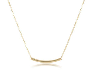 Bliss Bar Smooth Necklace - Gold