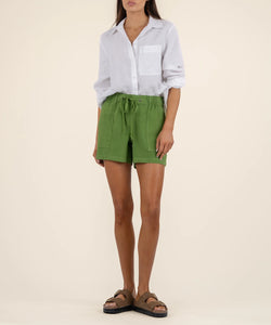 Katana High Rise Shorts - Wheat Grass