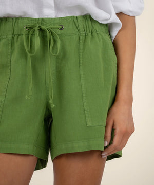 Katana High Rise Shorts - Wheat Grass