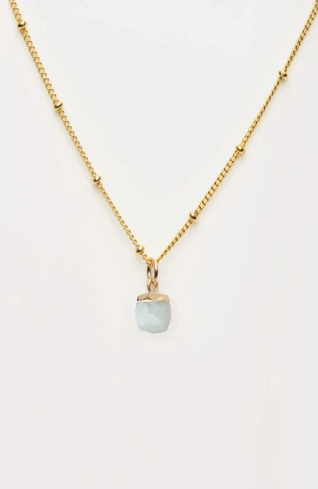 Aquamarine Pendant Necklace