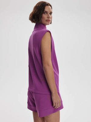 Magnolia 2.0 Half-Zip Tank - Striking Purple