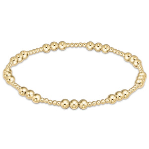 Joy Pattern Bracelet - Gold