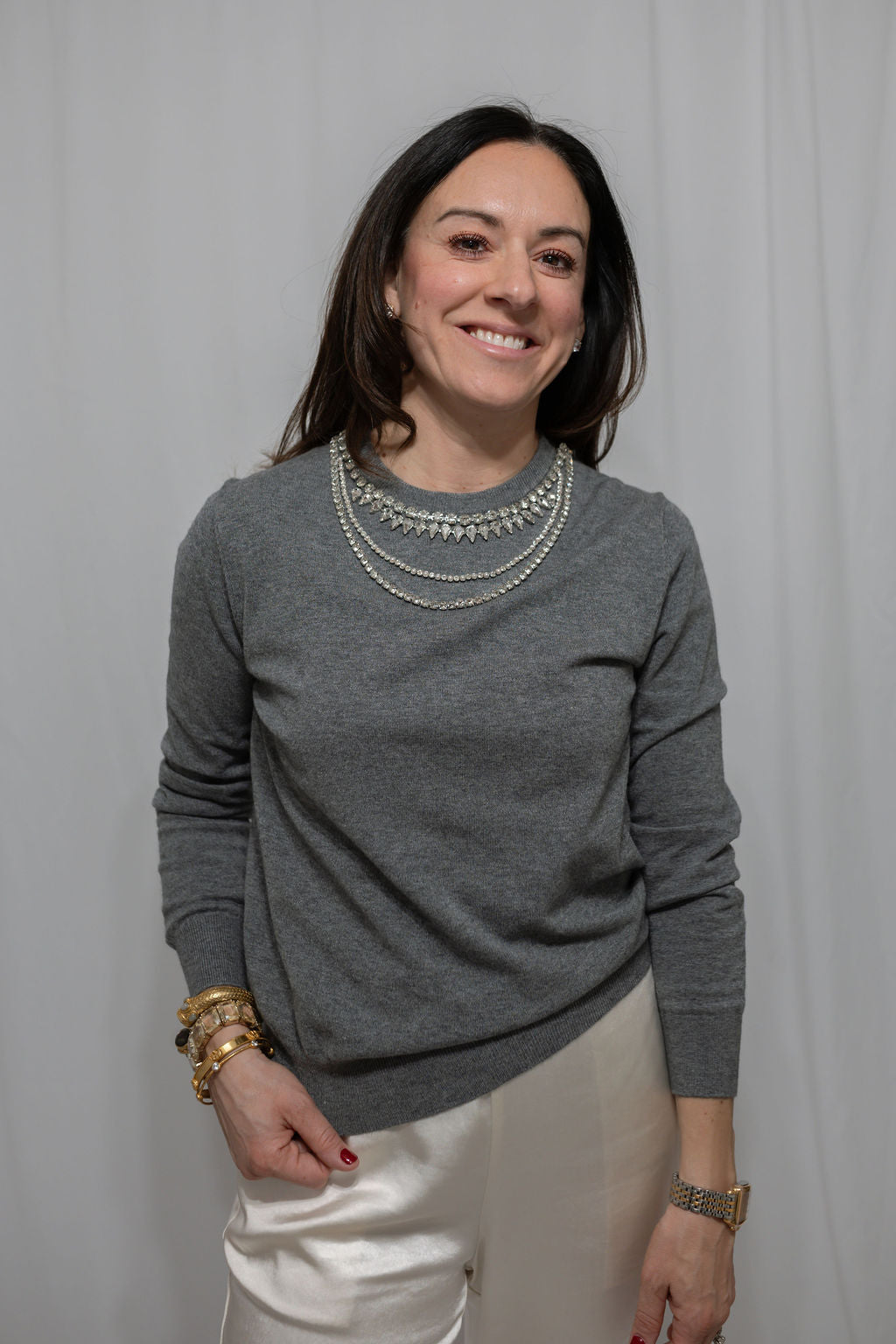 Good Tidings Trim Sweater