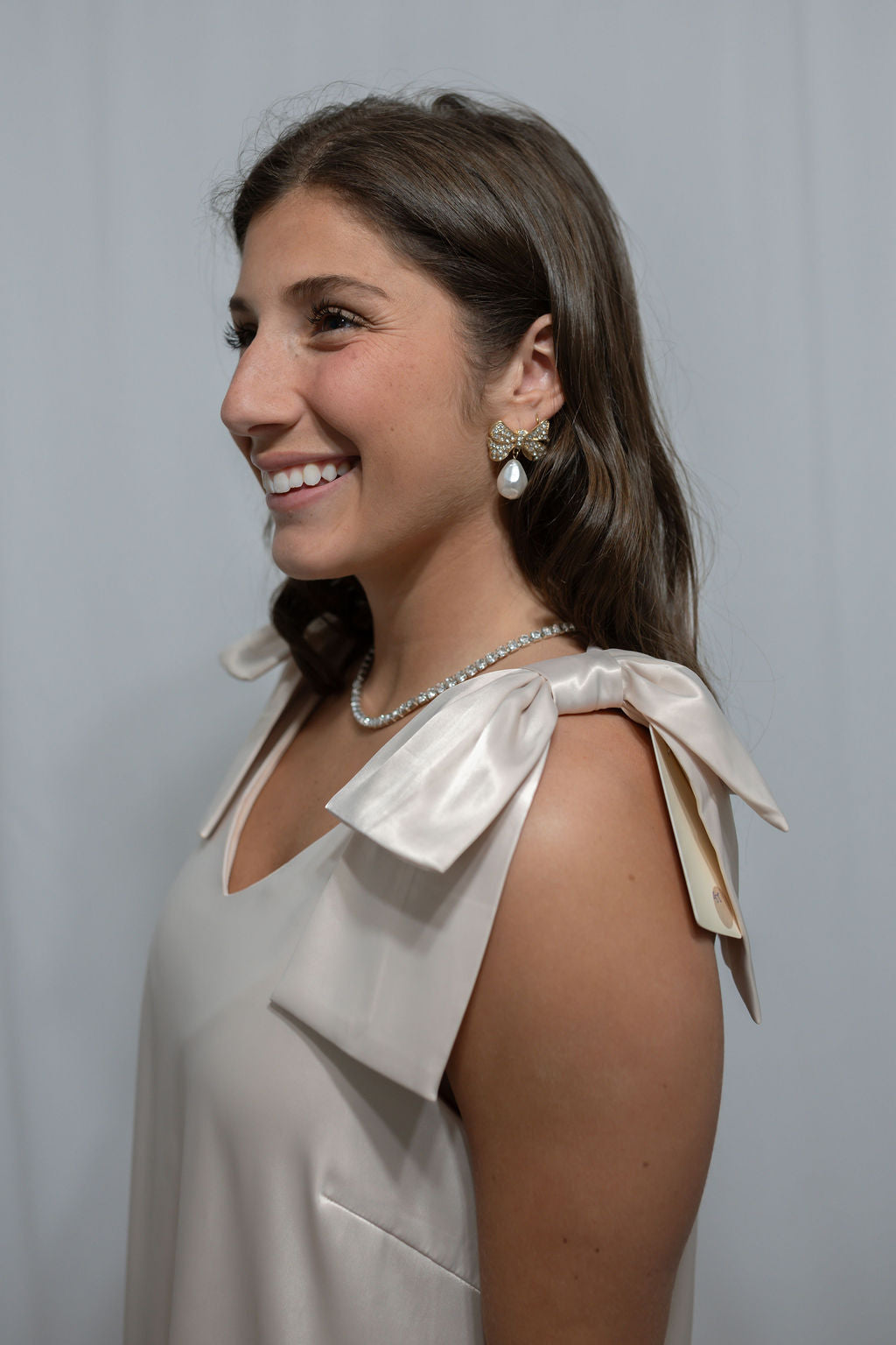 Champagne Toast Satin Dress