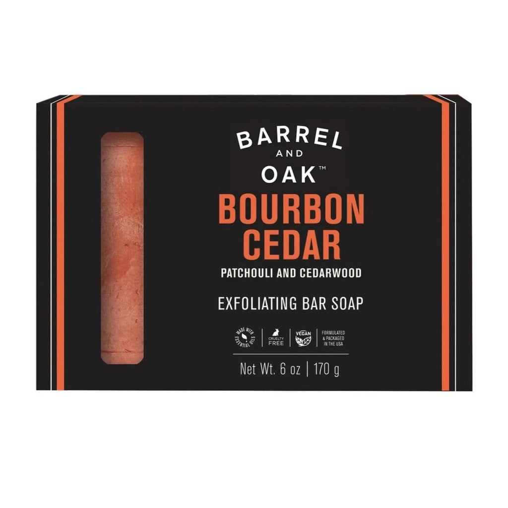 Exfoliating Bar Soap - Bourbon Cedar