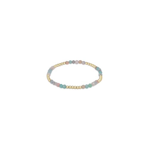 Blissful Pattern Beaded Bracelet - Gemstones