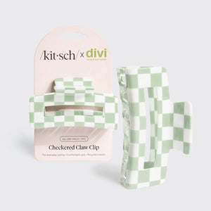 Kitsch x Divi Checkered Claw Clip