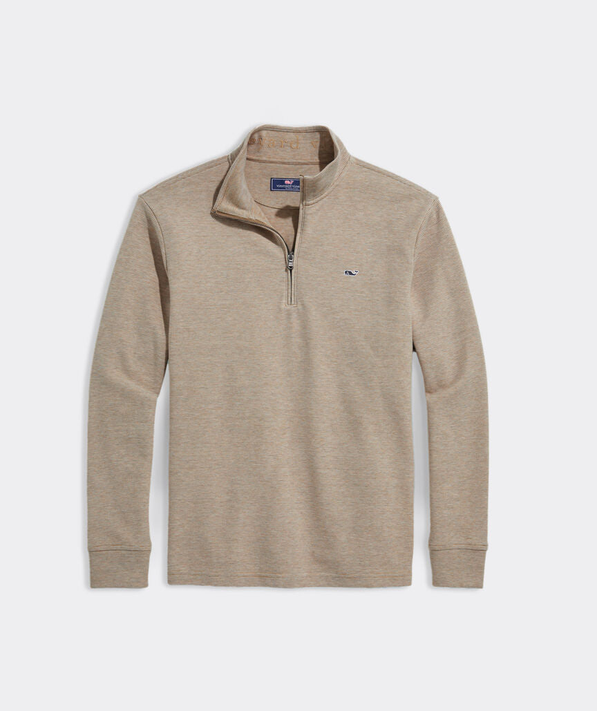 Vineyard Vines Saltwater Quarter Zip - Officer Khaki