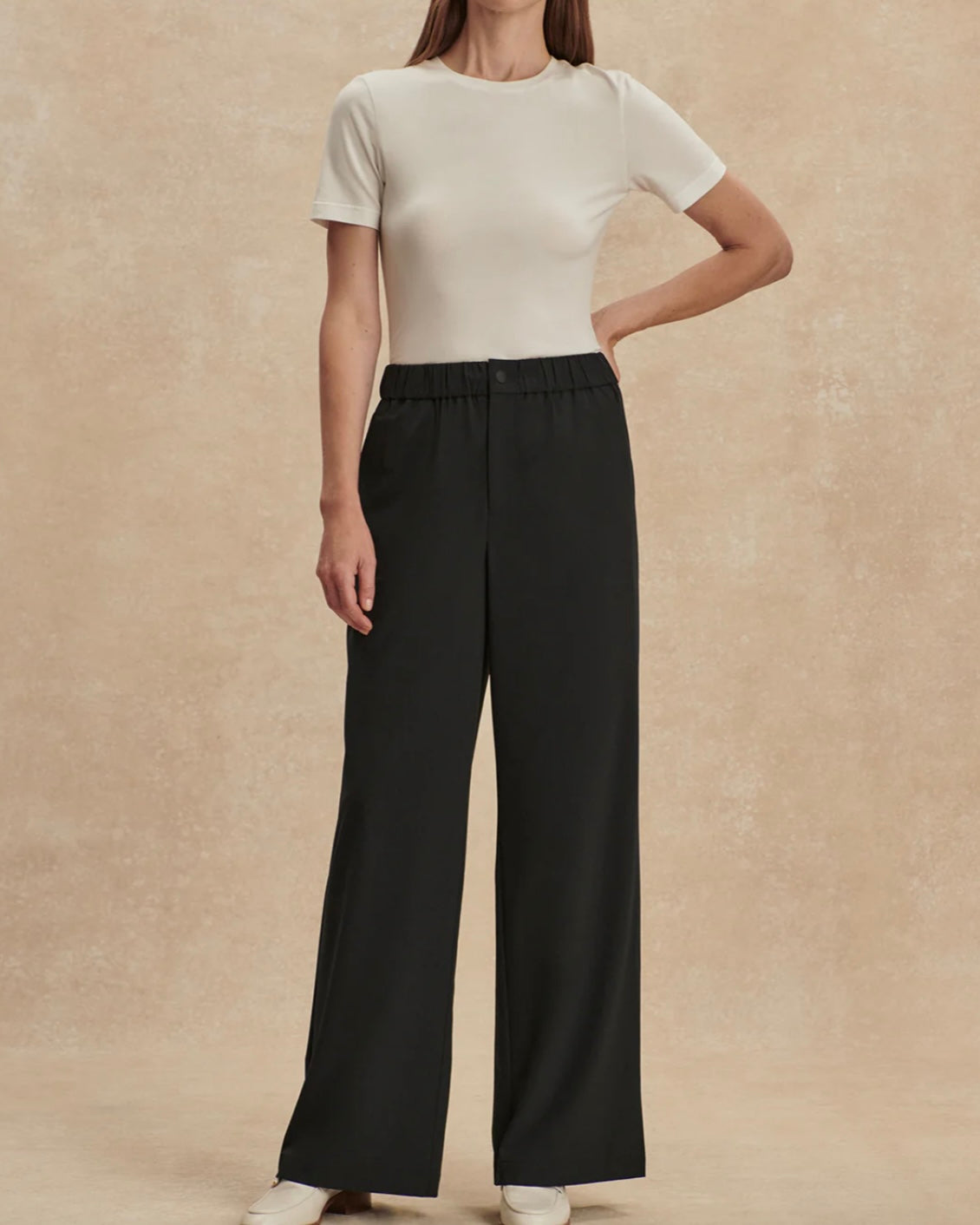 Kayson Wide Leg Pant 29.5” - Black