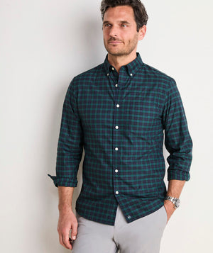 On-The-Go brrrº Charleston Green Plaid Shirt