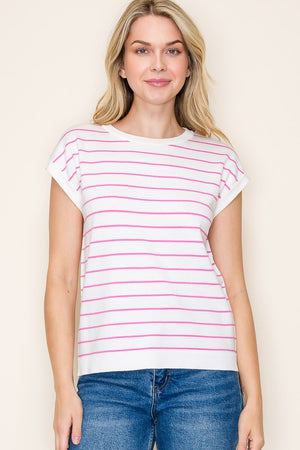 Audrey Stripe Sweater Top