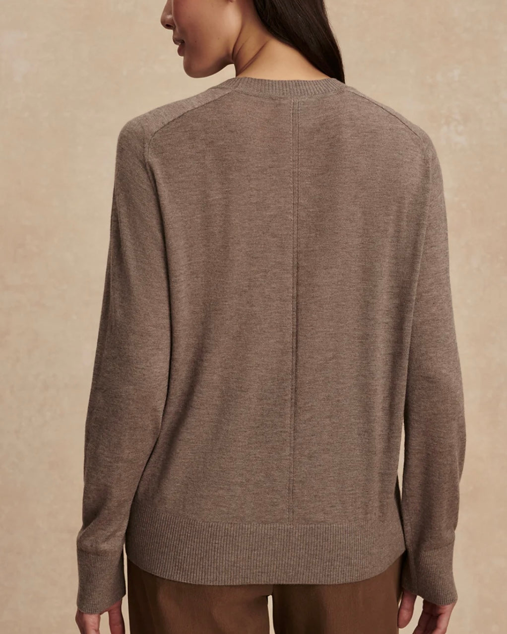 Fincham Knit Sweater- Cinder Marl