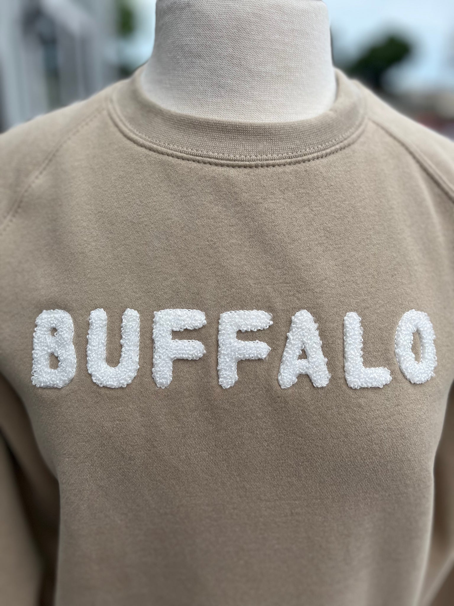 Buffalo Crewneck Sweatshirt - Driftwood