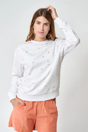 Beach Print Sweatshirt