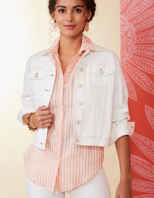 Lois Shirt Shell Pink Stripe