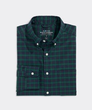 On-The-Go brrrº Charleston Green Plaid Shirt