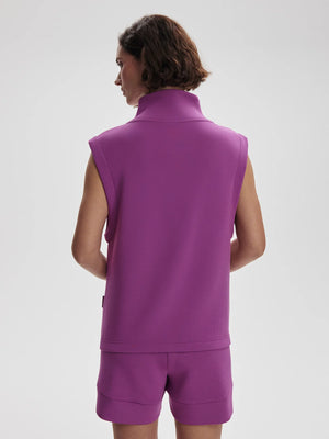 Magnolia 2.0 Half-Zip Tank - Striking Purple