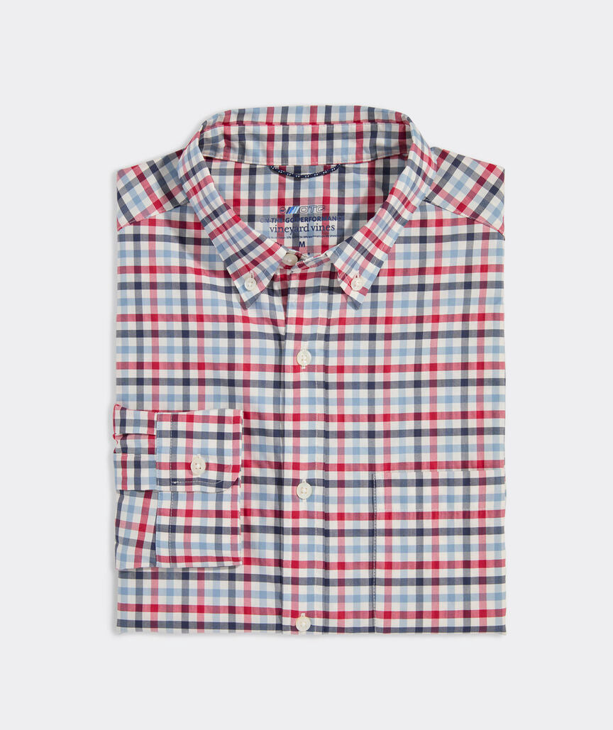 On-The-Go brrrº Tattersall Shirt - Lifeguard Plaid