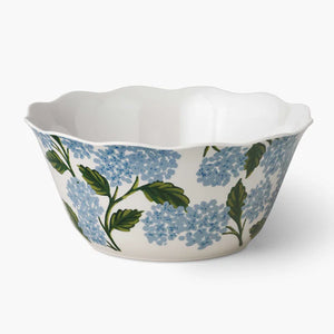 Hydrangea Melamine Serving Bowl