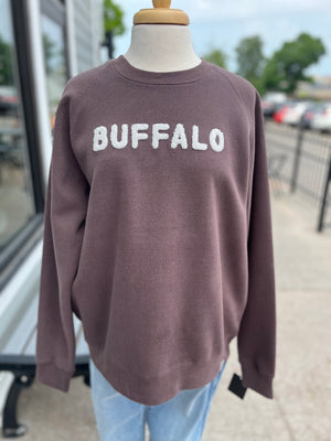 Buffalo Crewneck Sweatshirt - Mocha