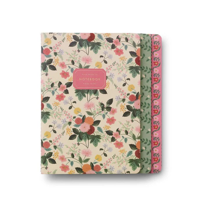 Dahlia Stitched Notebook Set