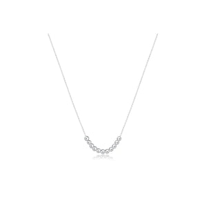 Beaded Bliss Necklace - Silver