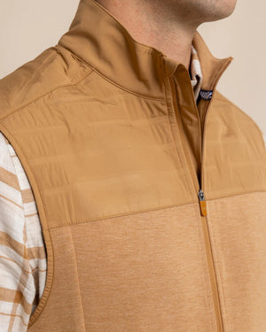 Coligny Quilted Vest - Hazelnut Khaki