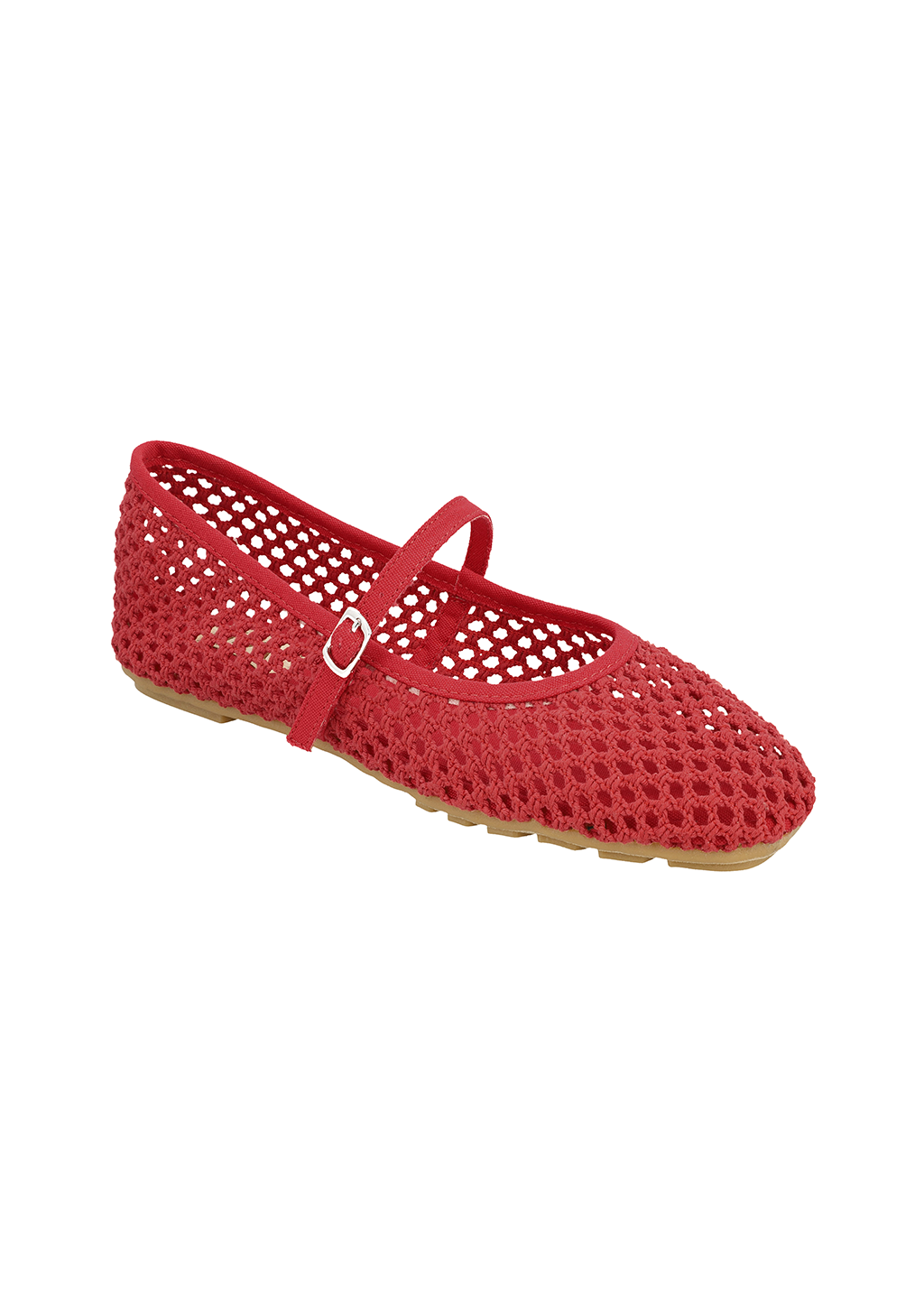 Kora Woven Flat - Red