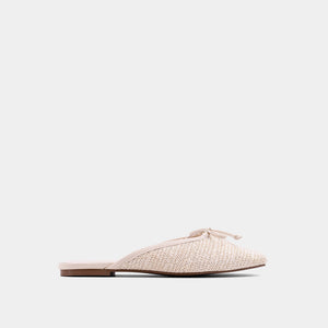 Andrea Bone Woven Flat