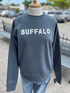 Buffalo Crewneck Sweatshirt - Deep Water Blue