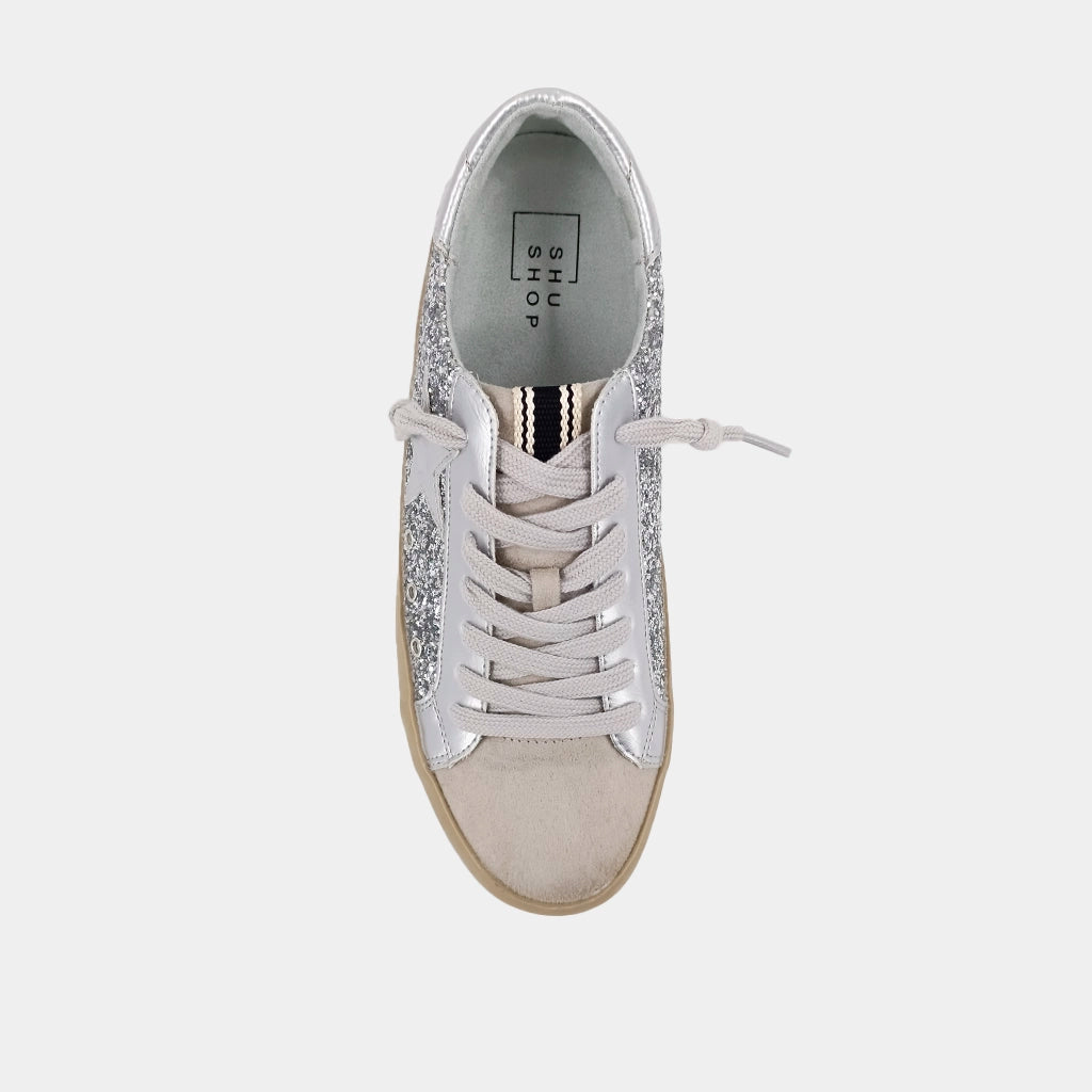 Paula Sneaker - Silver Shimmer